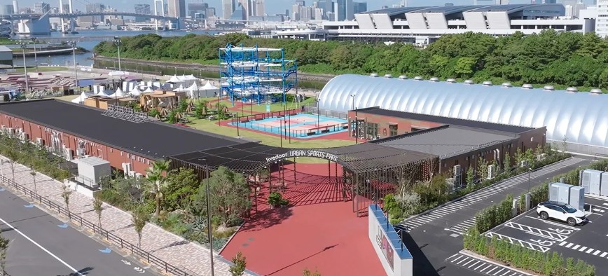 An open-air space ideal for team-building activities